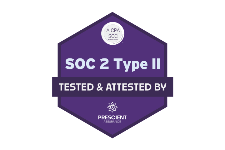 Casechek SOC 2 Type II logo for healthcare data security