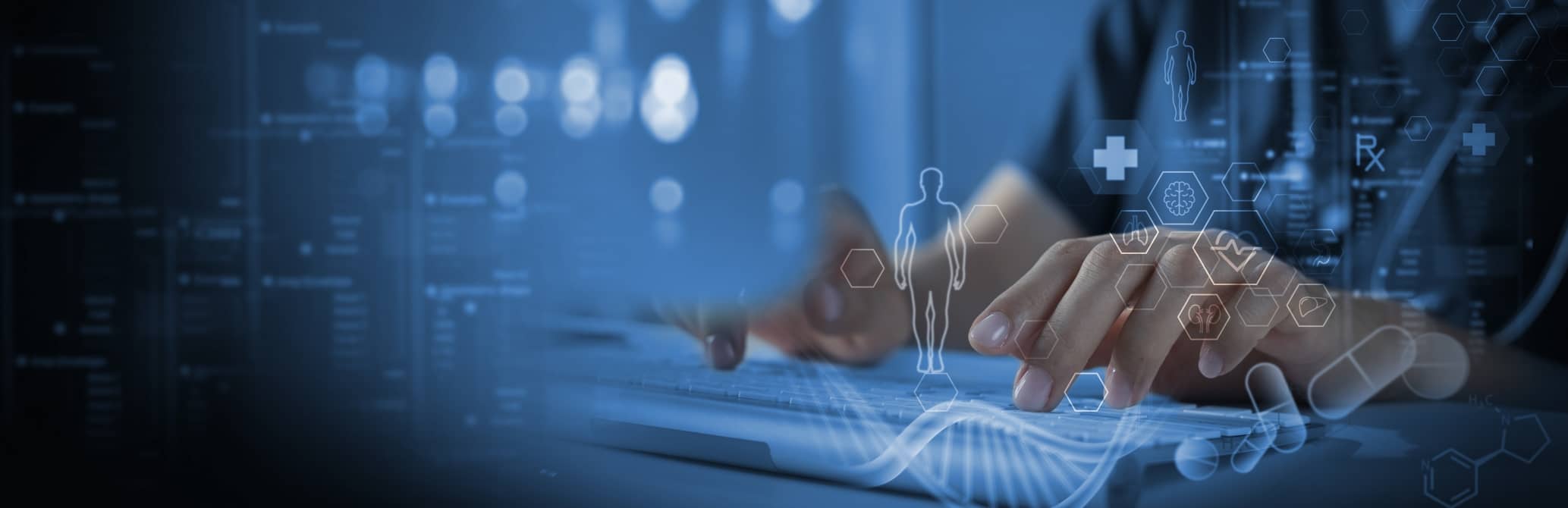 image depicting a healthcare worker at a hospital using casechek’s bill-only automation platform