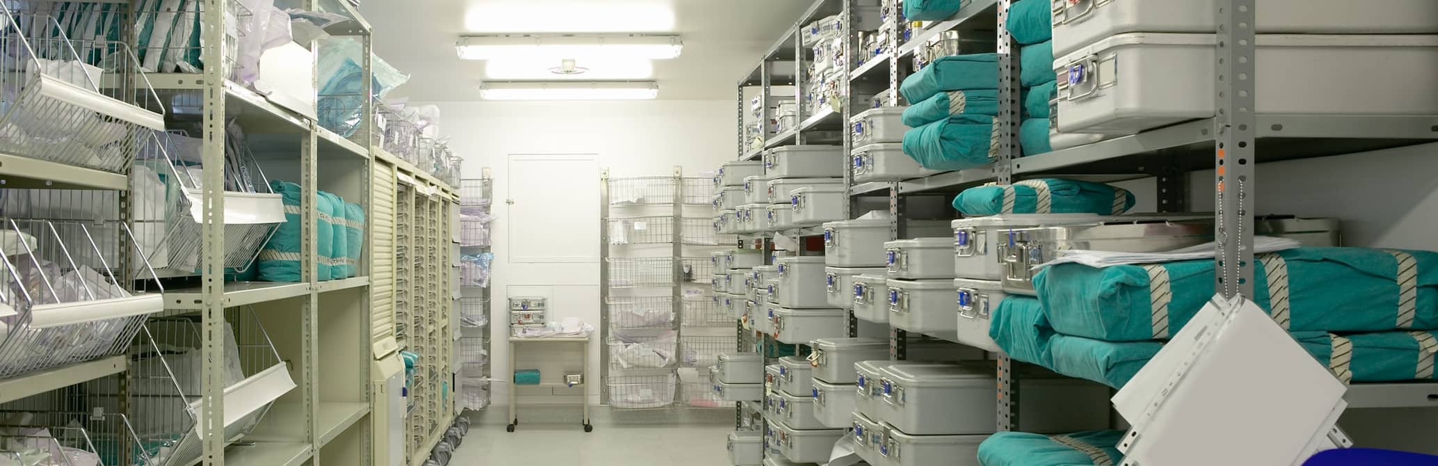 image of a sterile processing room in a hospital that is using casechek’s automated surgical supply chain solutions